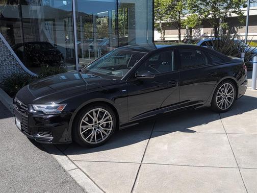 Mythos Black Metallic 2023 Audi A6 55 Prestige