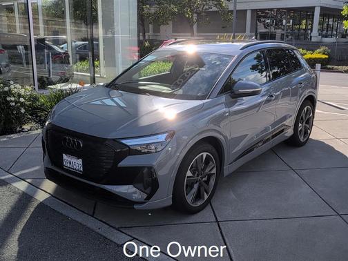 Pebble Gray 2024 Audi Q4 e-tron Premium Plus 55 quattro