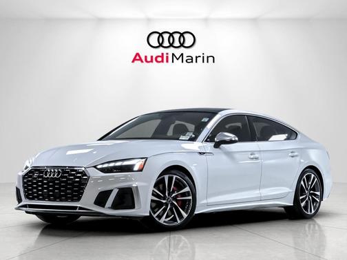 Glacier White Metallic 2024 Audi S5 Premium Plus TFSI quattro Tiptronic