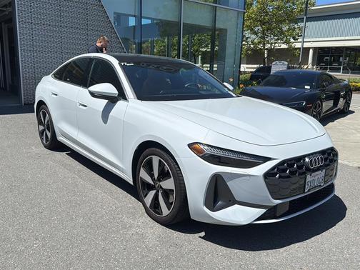 Glacier White Metallic 2025 Audi A5 Premium Plus TFSI quattro S tronic