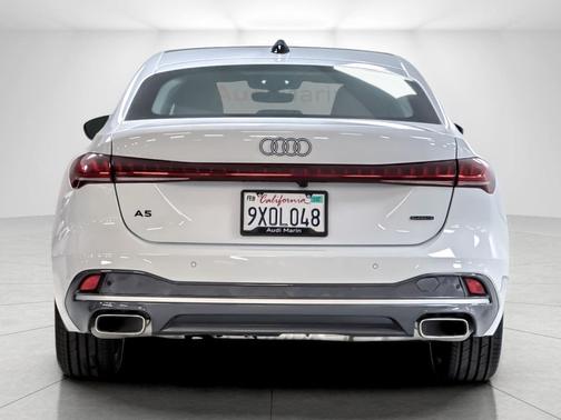 Glacier White Metallic 2025 Audi A5 Premium Plus TFSI quattro S tronic