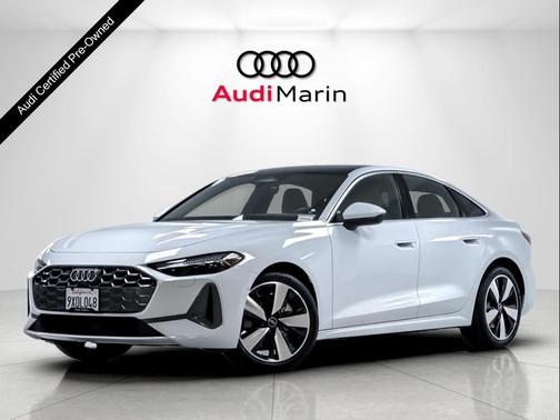 Glacier White Metallic 2025 Audi A5 Premium Plus TFSI quattro S tronic
