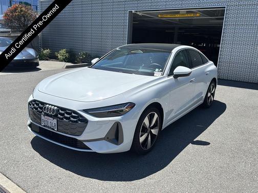 Glacier White Metallic 2025 Audi A5 Premium Plus TFSI quattro S tronic