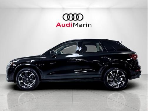 Mythos Black Metallic 2025 Audi Q3 45 S line Premium Plus