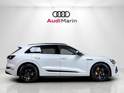 Glacier White Metallic 2023 Audi e-tron Premiumwe