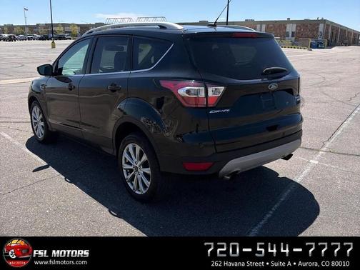 Black 2017 Ford Escape Titanium