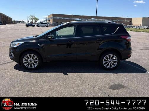 Black 2017 Ford Escape Titanium