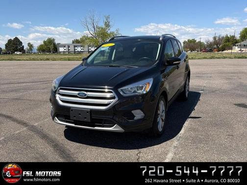 Black 2017 Ford Escape Titanium