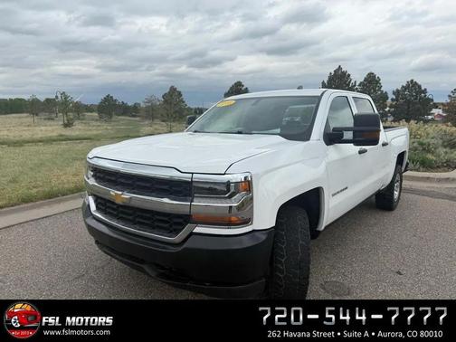Summit White 2018 Chevrolet Silverado 1500 WT