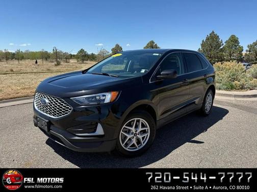 Black 2024 Ford Edge SEL
