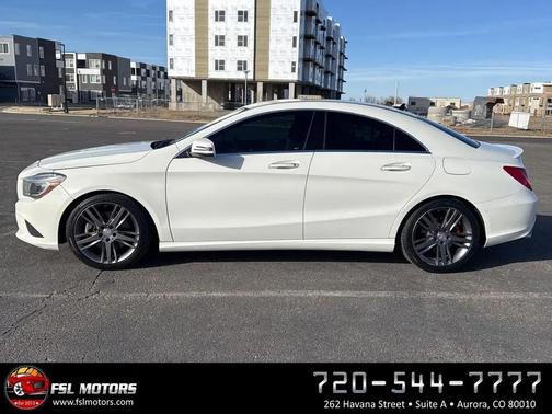 Off white 2015 Mercedes-Benz CLA-Class Base