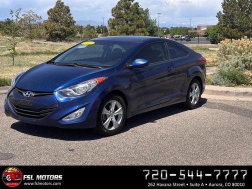Blue 2013 Hyundai ELANTRA GS