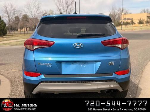 Caribbean Blue 2017 Hyundai TUCSON Eco