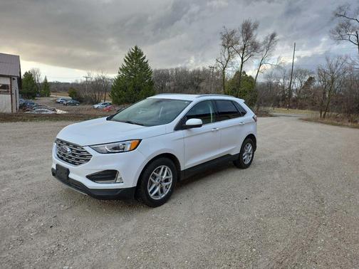 Oxford White 2021 Ford Edge SEL