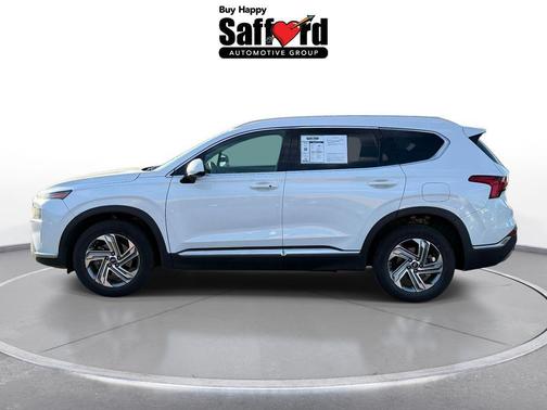 Quartz White 2021 Hyundai SANTA FE SEL 2.4