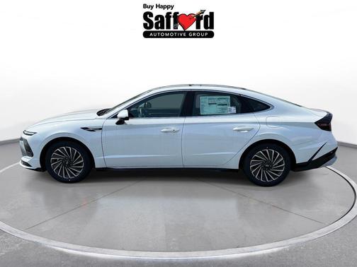 Serenity White 2026 Hyundai SONATA Hybrid SE