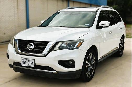 Pearl White 2017 Nissan Pathfinder Platinum