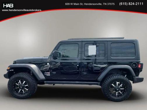 Black 2019 Jeep Wrangler Unlimited Sport S