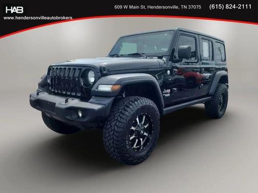 Black 2019 Jeep Wrangler Unlimited Sport S
