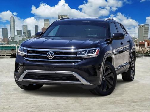Deep Black Pearl Effect 2020 Volkswagen Atlas Cross Sport 2.0T SE w/ Technology