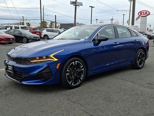 Sapphire Blue 2022 Kia K5 GT-Line