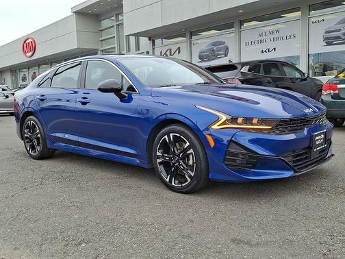 Sapphire Blue 2022 Kia K5 GT-Line