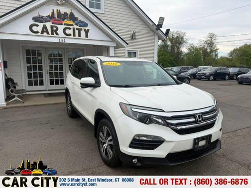 White 2017 Honda Pilot EX-L