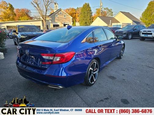 Blue 2018 Honda Accord Sport