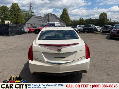 White 2014 Cadillac ATS 2.0L Turbo Luxury