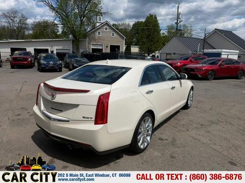 White 2014 Cadillac ATS 2.0L Turbo Luxury