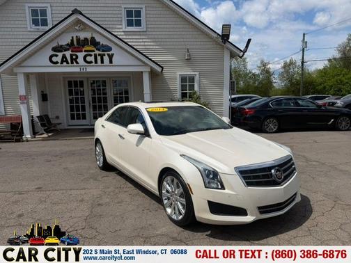 White 2014 Cadillac ATS 2.0L Turbo Luxury