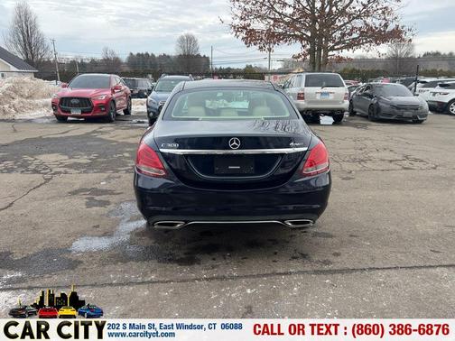 Blue 2016 Mercedes-Benz C-Class C 300 4MATIC Sport