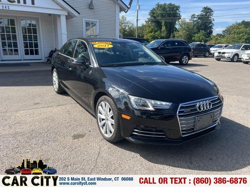 Black 2017 Audi A4 2.0T Premium