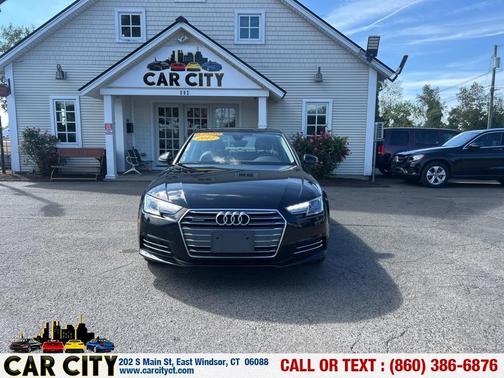 Black 2017 Audi A4 2.0T Premium