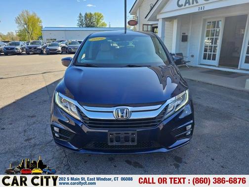 Blue 2019 Honda Odyssey EX