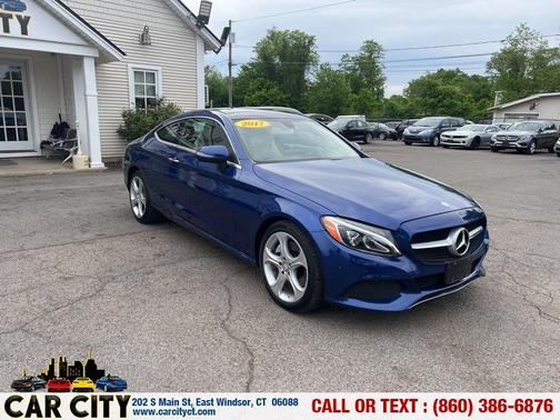 Blue 2017 Mercedes-Benz C-Class C 300