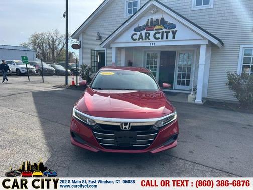 Red 2022 Honda Accord LX 1.5T