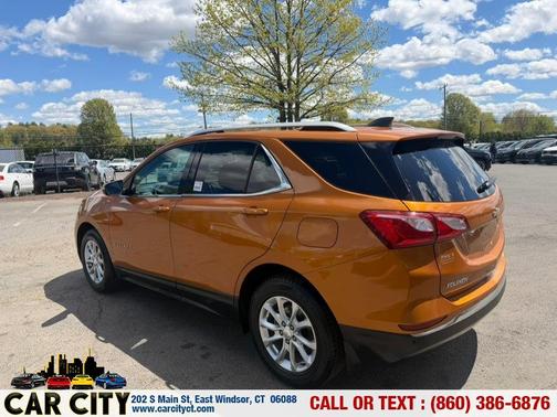 Orange 2018 Chevrolet Equinox 1LT