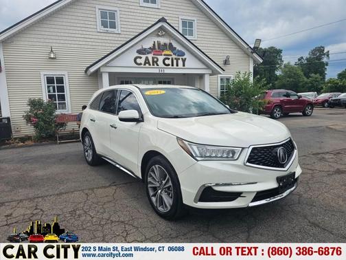White 2017 Acura MDX 3.5L w/Technology Package