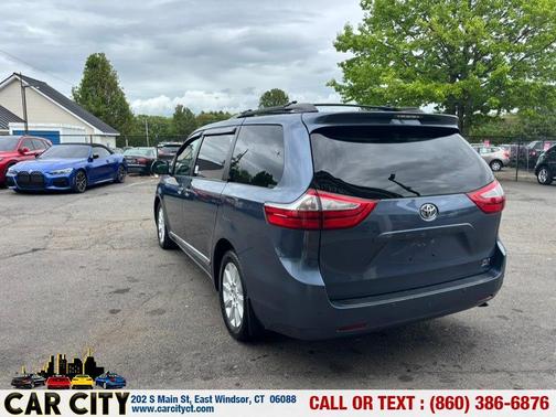 Blue 2015 Toyota Sienna XLE Premium
