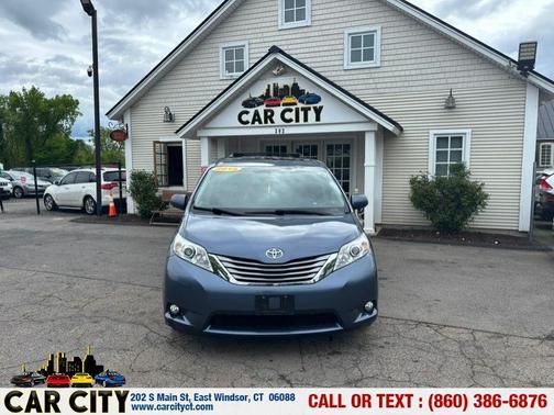 Blue 2015 Toyota Sienna XLE Premium