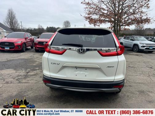 White 2018 Honda CR-V EX-L