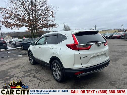 White 2018 Honda CR-V EX-L