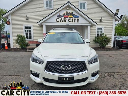 Majestic White 2019 INFINITI QX60 Luxe