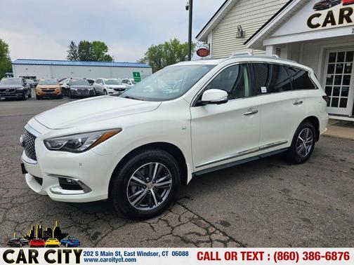 Majestic White 2019 INFINITI QX60 Luxe