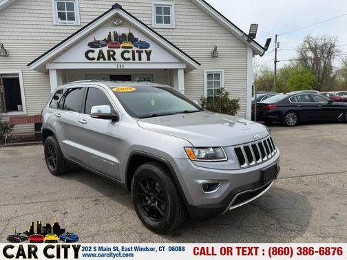 Silver 2015 Jeep Grand Cherokee Limited