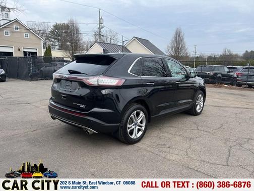 Black 2018 Ford Edge Titanium