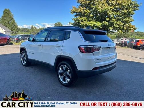 White 2018 Jeep Compass Limited