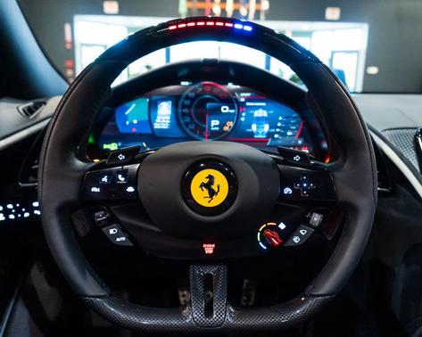 Celeste Trevi 2024 Ferrari Roma Spider Base