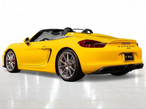 Racing Yellow 2016 Porsche Boxster Spyder